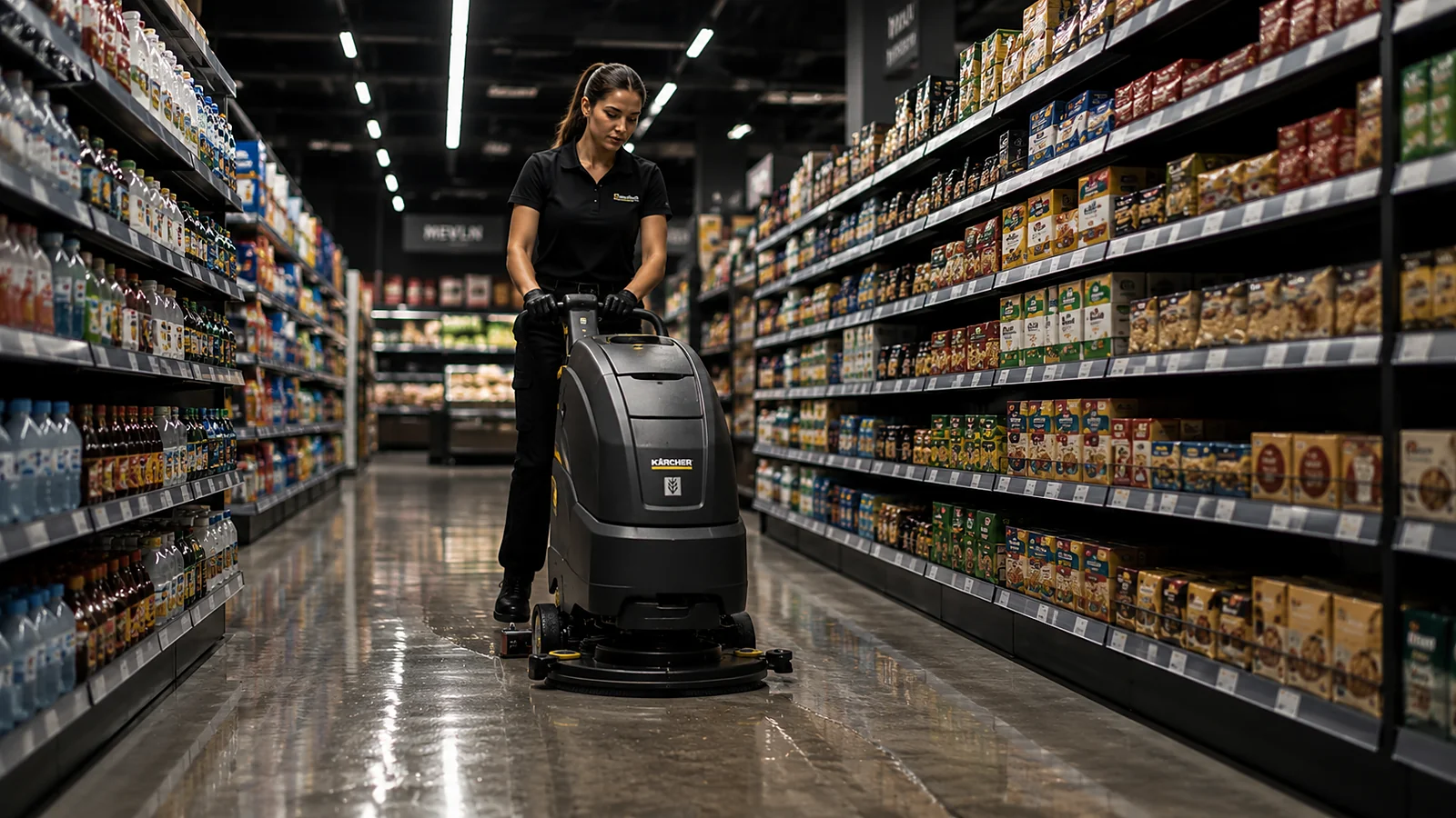 Supermarktschoonmaak
